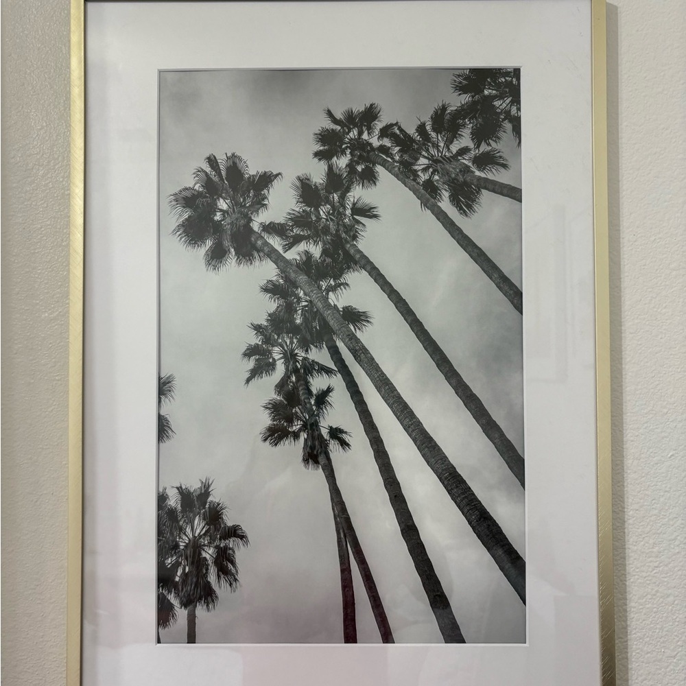 Framed Palm Tree Art Print $20